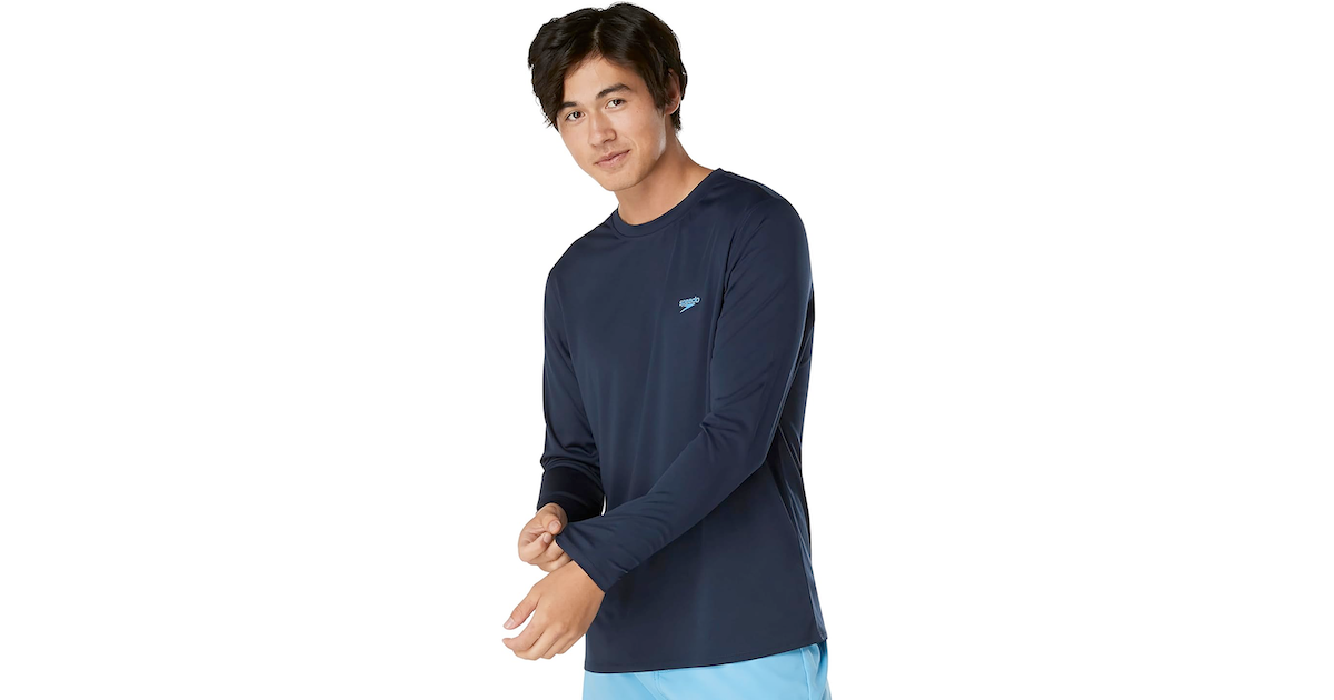 Amazon：Speedo Men’s Swim Shirt只賣$18.07