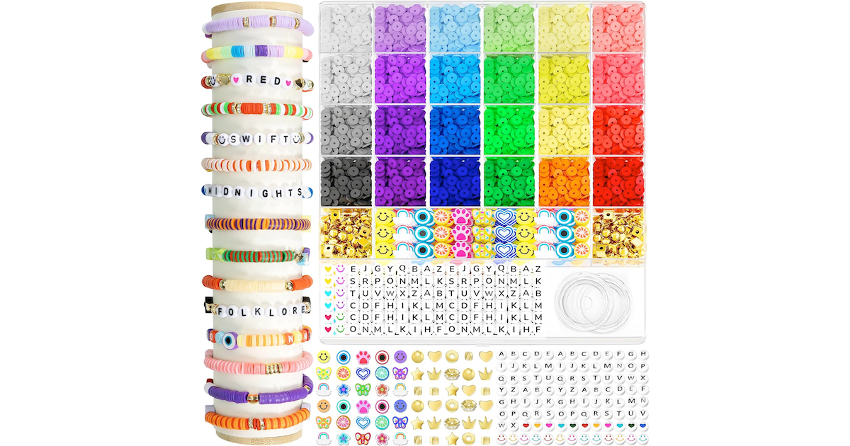 Amazon:Bracelet Making Kit (5342 pcs)只賣$8.99(只限Amazon Prime會員)