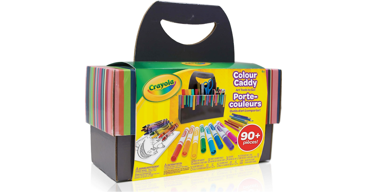 Amazon:Crayola Colour Caddy Art Tools to Go只賣$14.88