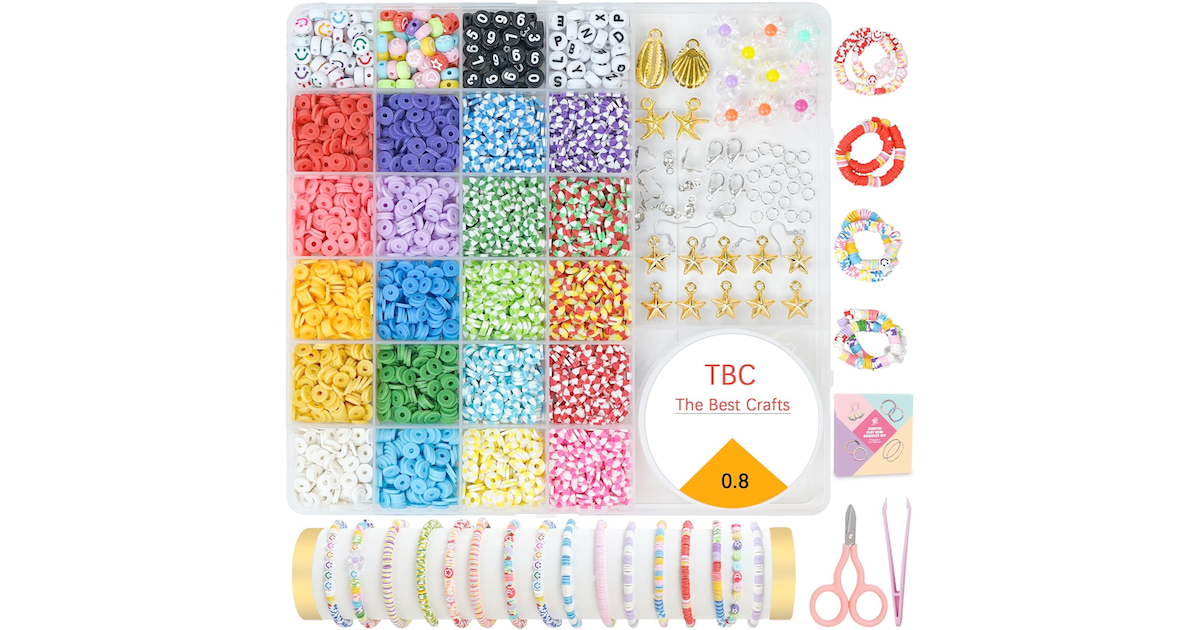 Amazon:Bracelet Making Kit (4000+ pcs)只賣$6.49