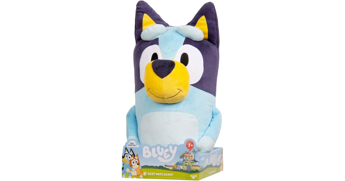 Amazon：Bluey 18″ Stuffed Animal只卖$15