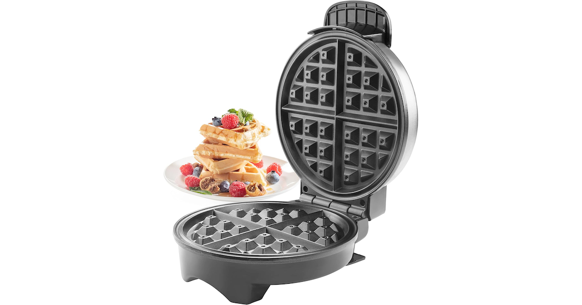 Amazon：CucinaPro Classic Round Belgian Waffler只賣$22.46(只限Amazon Prime會員)