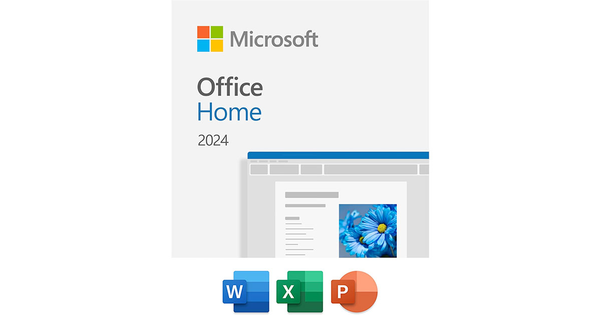 Amazon：Microsoft Office Home 2024 (One-Time purchase for 1 PC/MAC)只賣$89.99