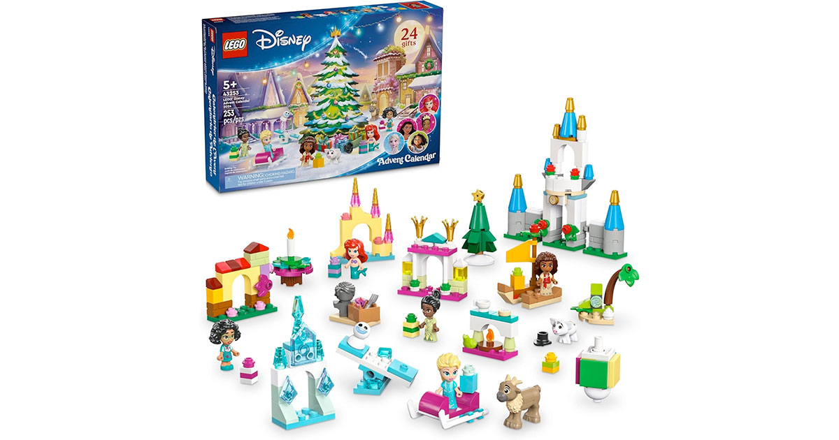 Amazon：LEGO Disney Advent Calendar 2024只賣$23