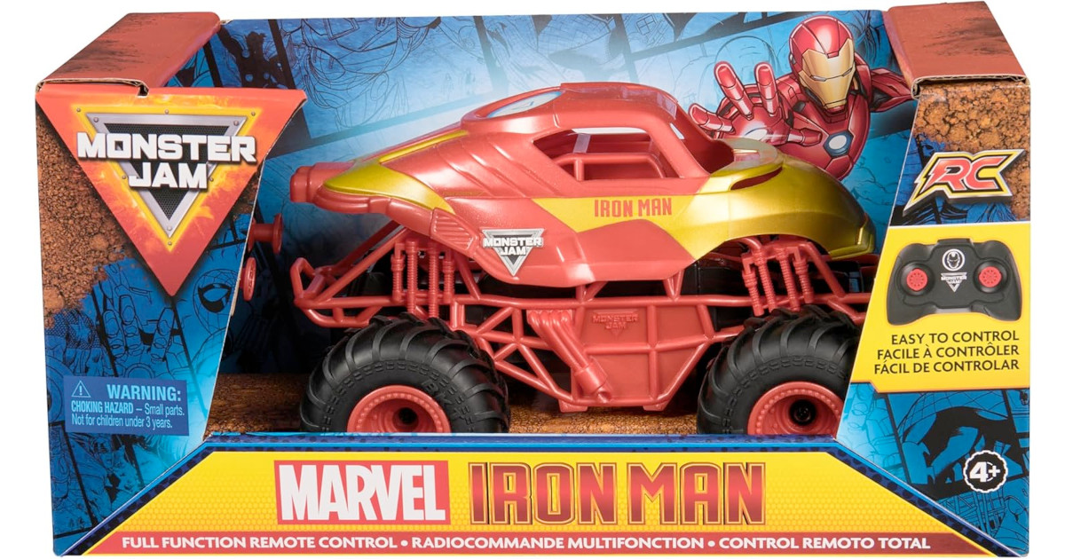 Amazon：Monster Jam Iron Man RC Monster Truck只賣$16.89