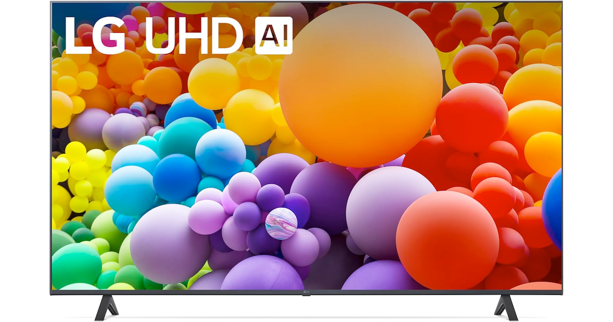 Amazon：LG 65-Inch UT7000 Series 4K Smart TV只賣$599.99