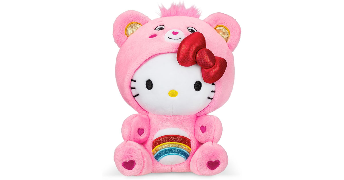 Amazon：8″ Care Bears Hello Kitty只賣$11.97