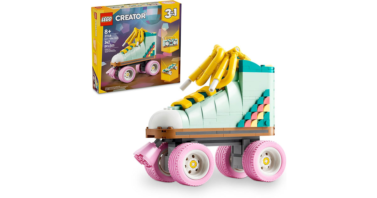 Amazon:LEGO Creator 3 in 1 Retro Roller Skate 31148 (342 pcs)只賣$29.98