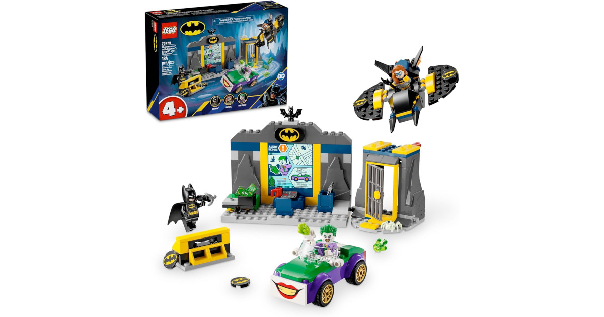 Amazon:LEGO DC Batman: The Batcave with Batman, Batgirl & The Joker 76272 (184 pcs)只賣$27.95