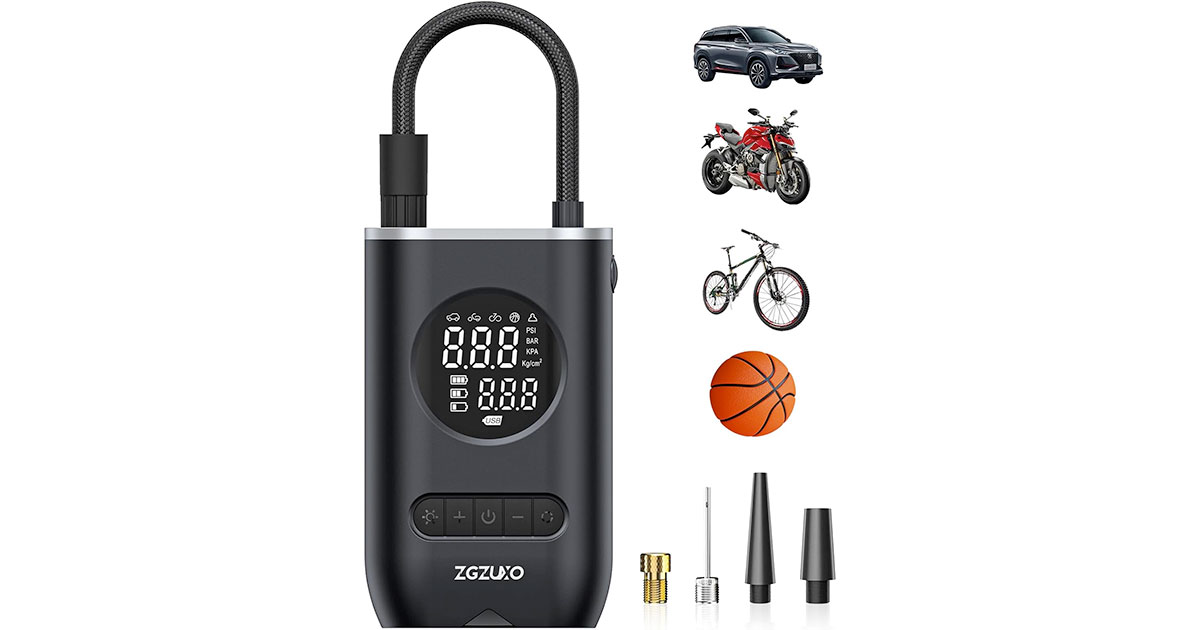 Amazon：Portable Tire Inflator只賣$25.49(只限Amazon Prime會員)