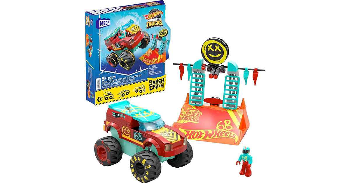 Amazon：MEGA Hot Wheels Monster Trucks (151 pcs)只賣$9