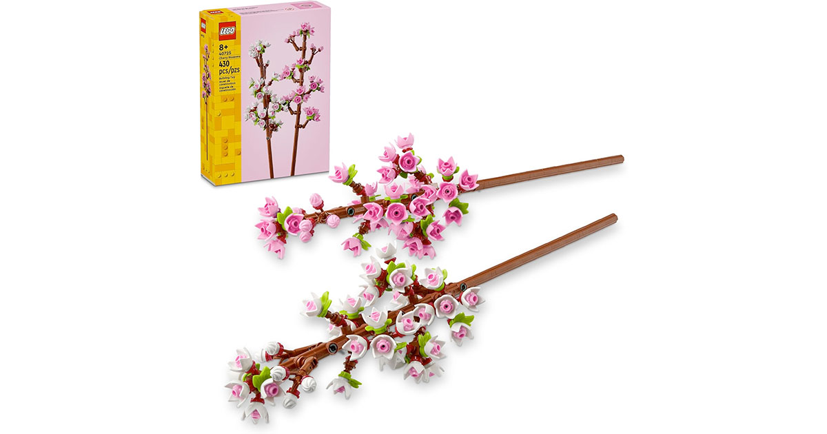 Amazon:LEGO Cherry Blossom 40725 (430 pcs)只卖$15.24