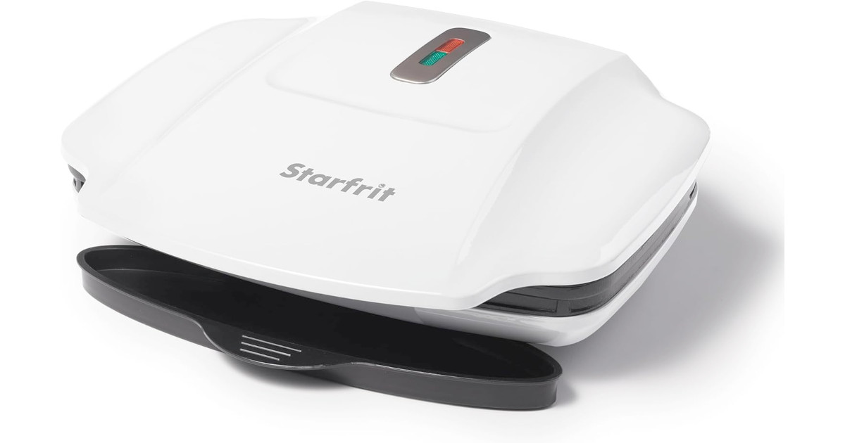Amazon:Starfrit Grill And Panini Press With Ceramic Coating只賣$19.88