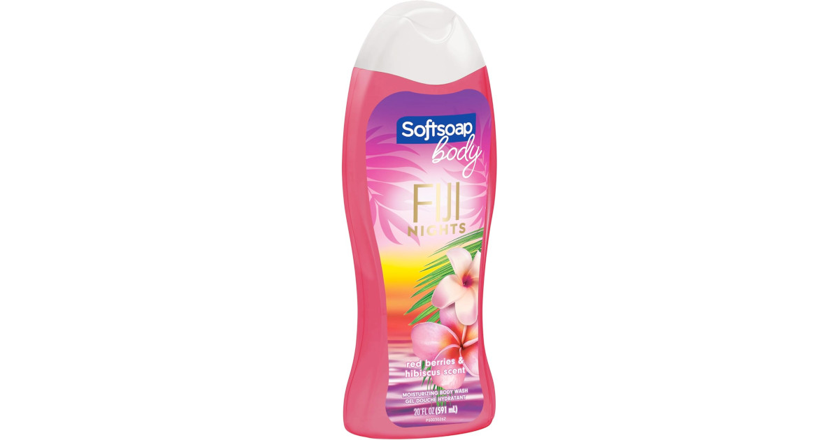 Amazon:Softsoap Body Wash (591ml, Pack of 4)只賣$14.28