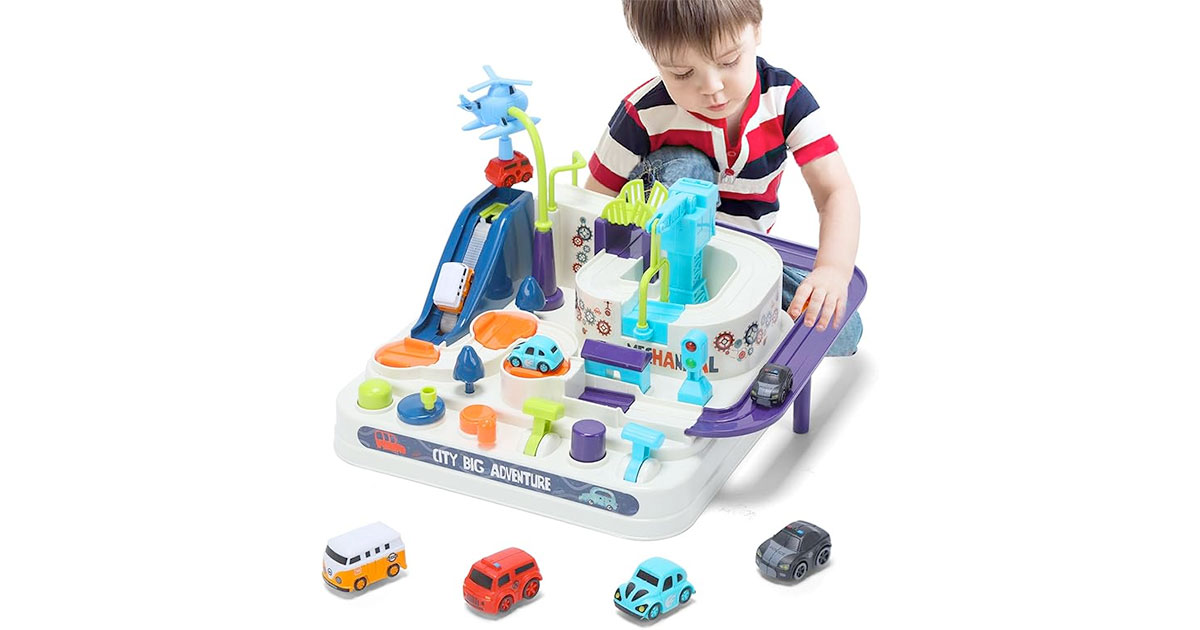 Amazon:Kids Race Track Game只賣$19.49