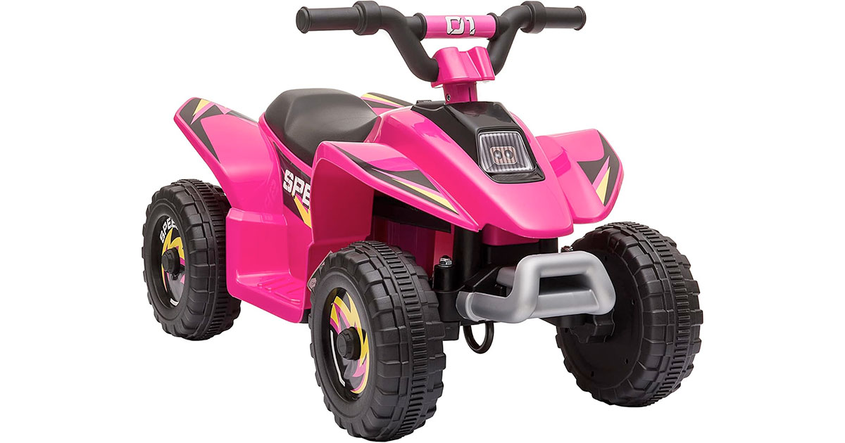 Amazon：Aosom Kids 6V ATV只賣$80.72(只限Amazon Prime會員)