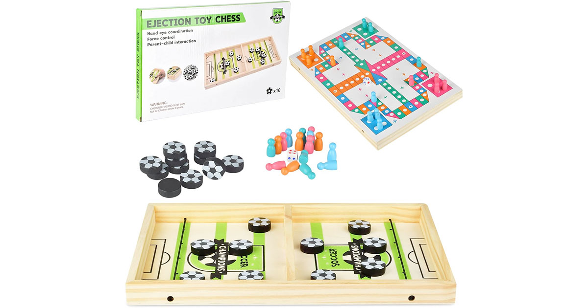 Amazon：2 in 1 Board Game只賣$9.99