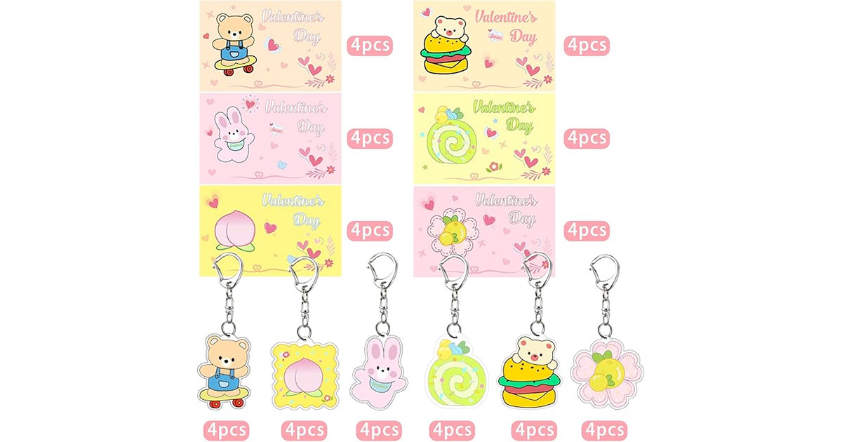 Amazon:Keychains for Kids (24 Pack)只賣$10.79