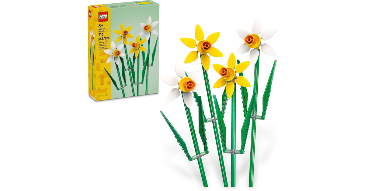 Amazon:LEGO Daffodils 40747 (216 pcs)只賣$13.99