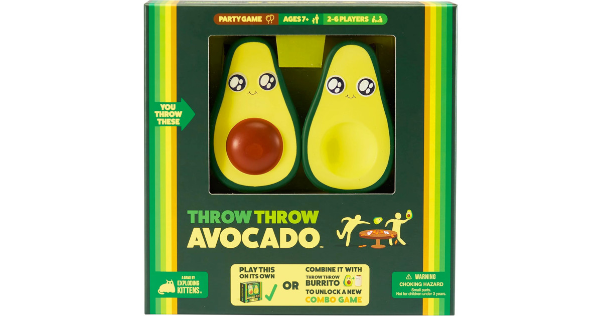 Amazon：Throw Throw Avocado只賣$15.99