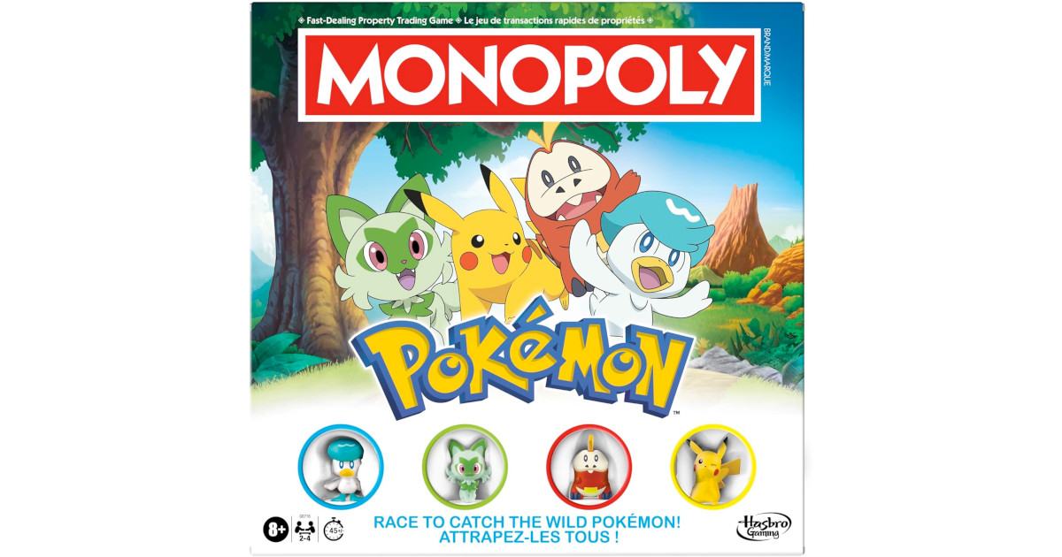 Amazon：Monopoly Pokémon Edition只賣$19