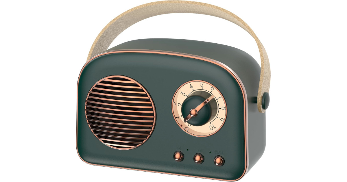Amazon：Oraolo Retro Bluetooth Speaker只賣$19.99