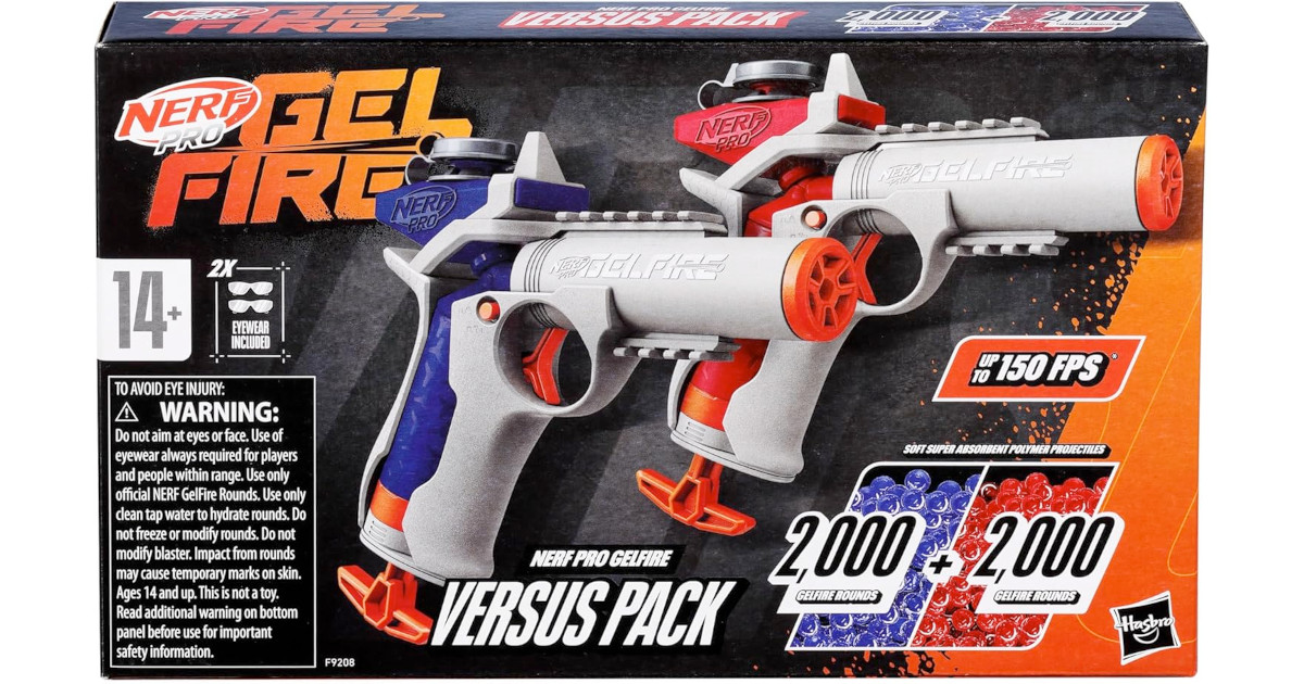 Amazon：Nerf Pro Gelfire Versus Pack只賣$9.80