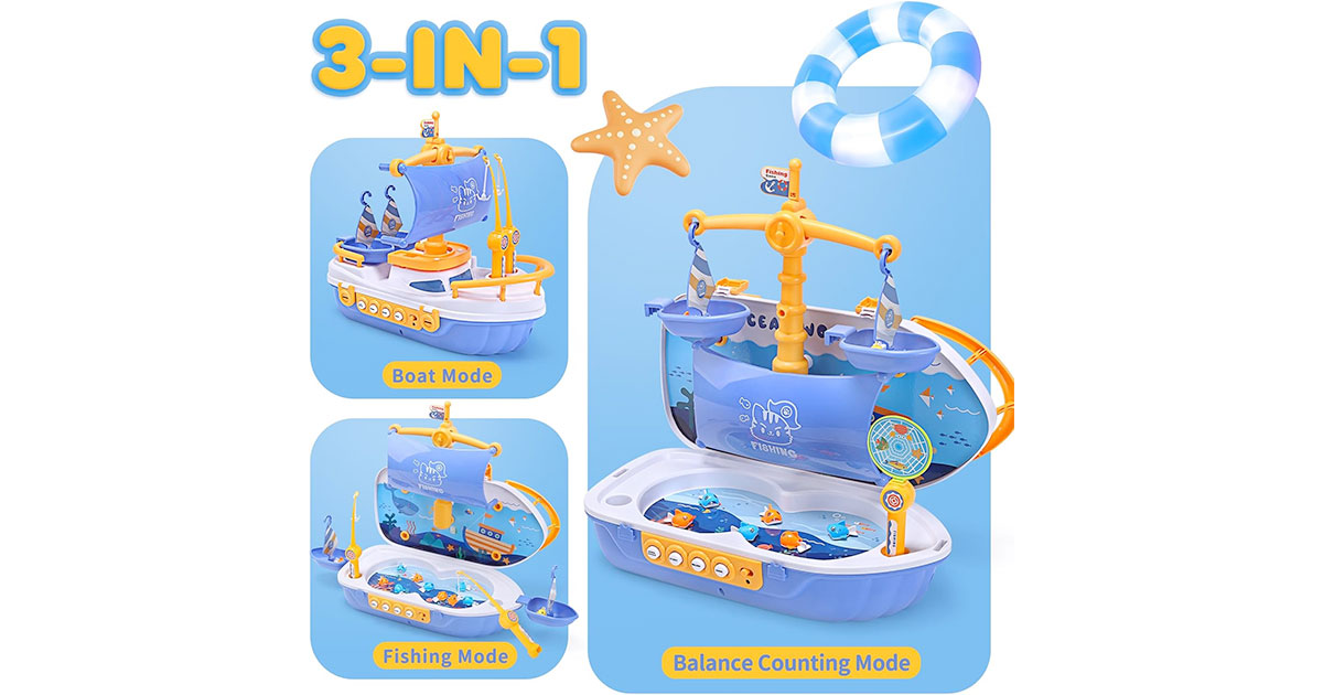 Amazon:3-in-1 Toy Boat只賣$11.99