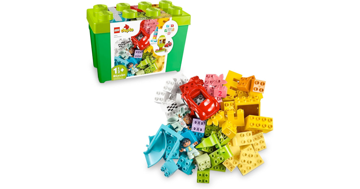 Amazon：LEGO DUPLO Deluxe Brick Box 10914 (85 pcs)只賣$39