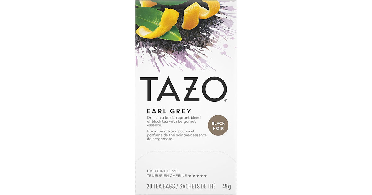Amazon:TAZO Earl Grey Black Tea Bags – 20 Count只賣$3.97