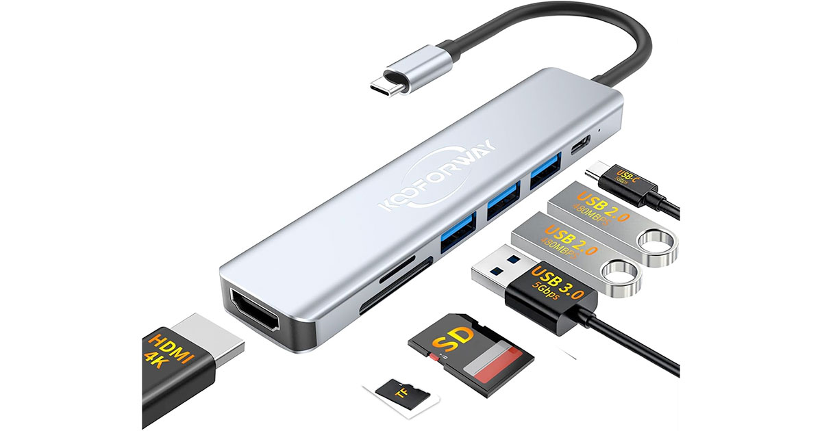Amazon：Multi-Port USB-C Hub只賣$9.99