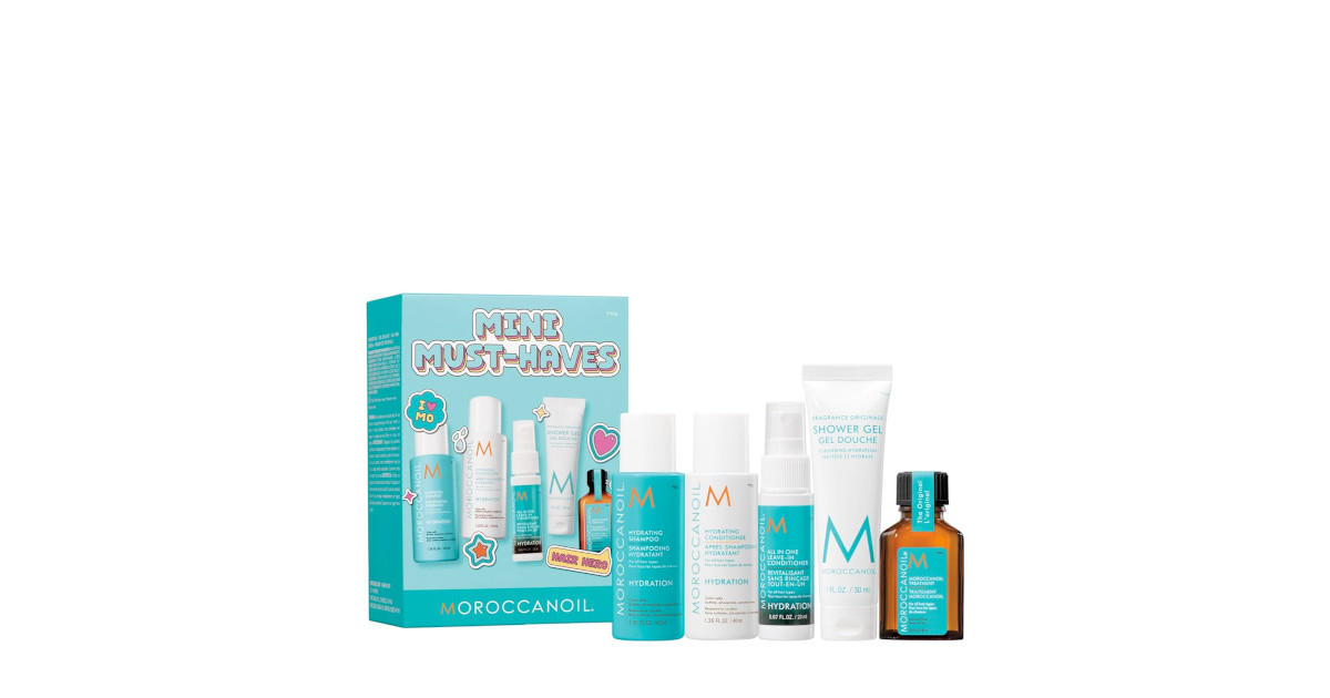 Amazon：Moroccanoil Mini Must-Haves – Deluxe Sampler Set只賣$12