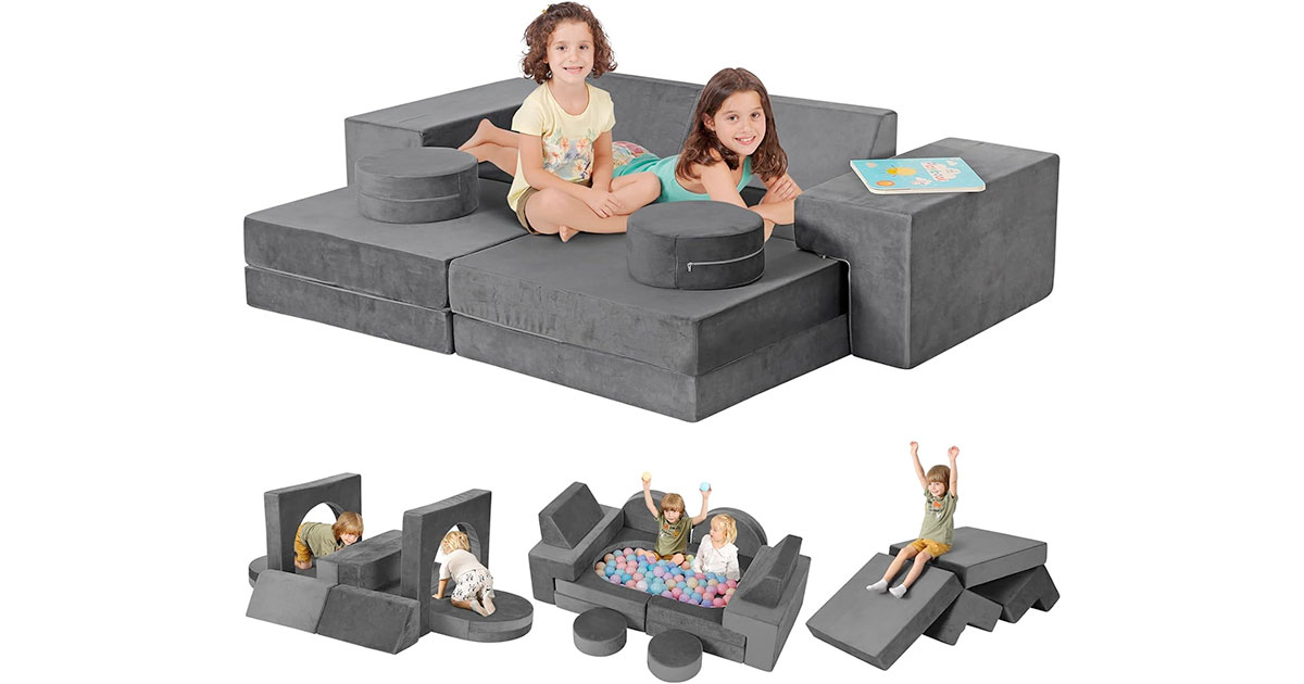 Amazon:Kids Play Couch只卖$99.97