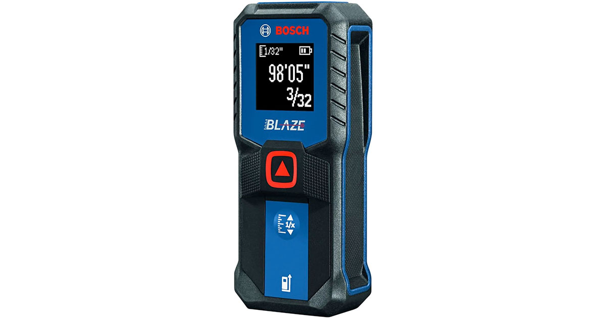 Amazon：BOSCH 100ft Laser Measure只賣$39.39