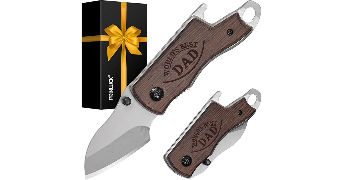 Amazon:Folding Knife (World’s Best Dad Message)只賣$4.99