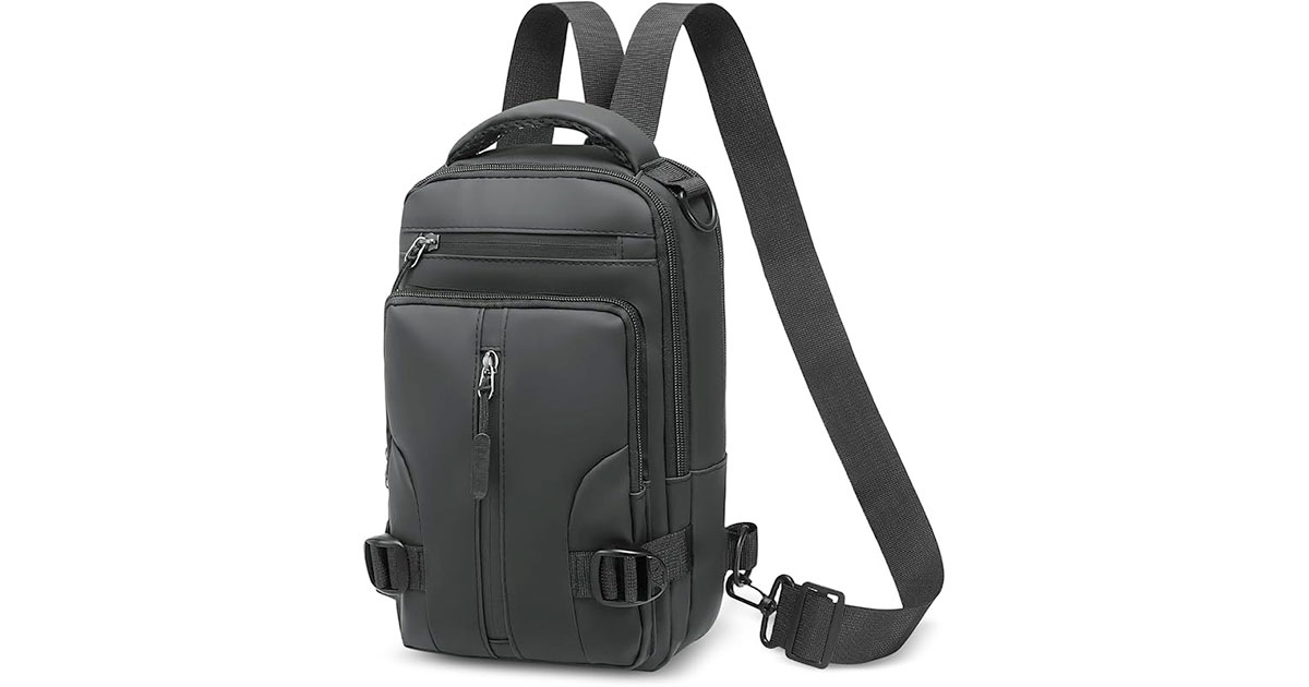 Amazon：Anti Theft Crossbody Backpack只賣$9.89