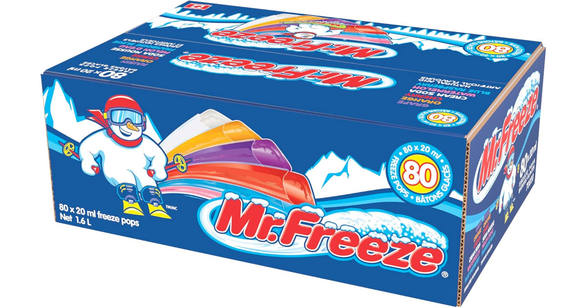 Amazon：Mr. Freeze – Freeze Pops (80 x 20ml)只賣$4.94