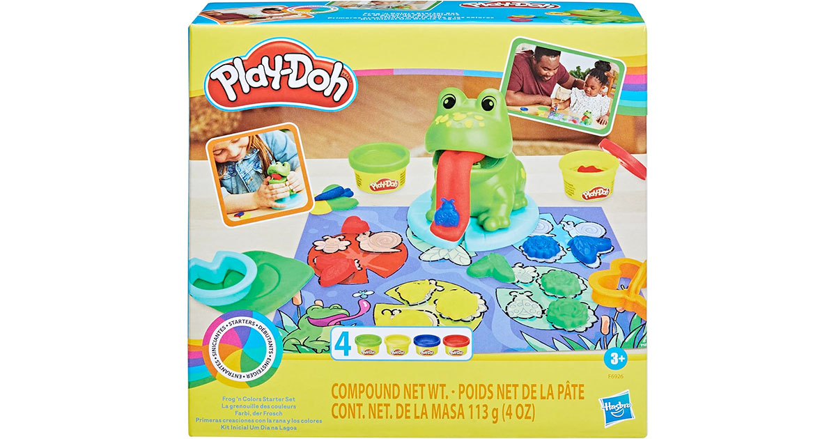 Amazon:Play-Doh Frog ‘n Colors Starter Set只賣$7.47