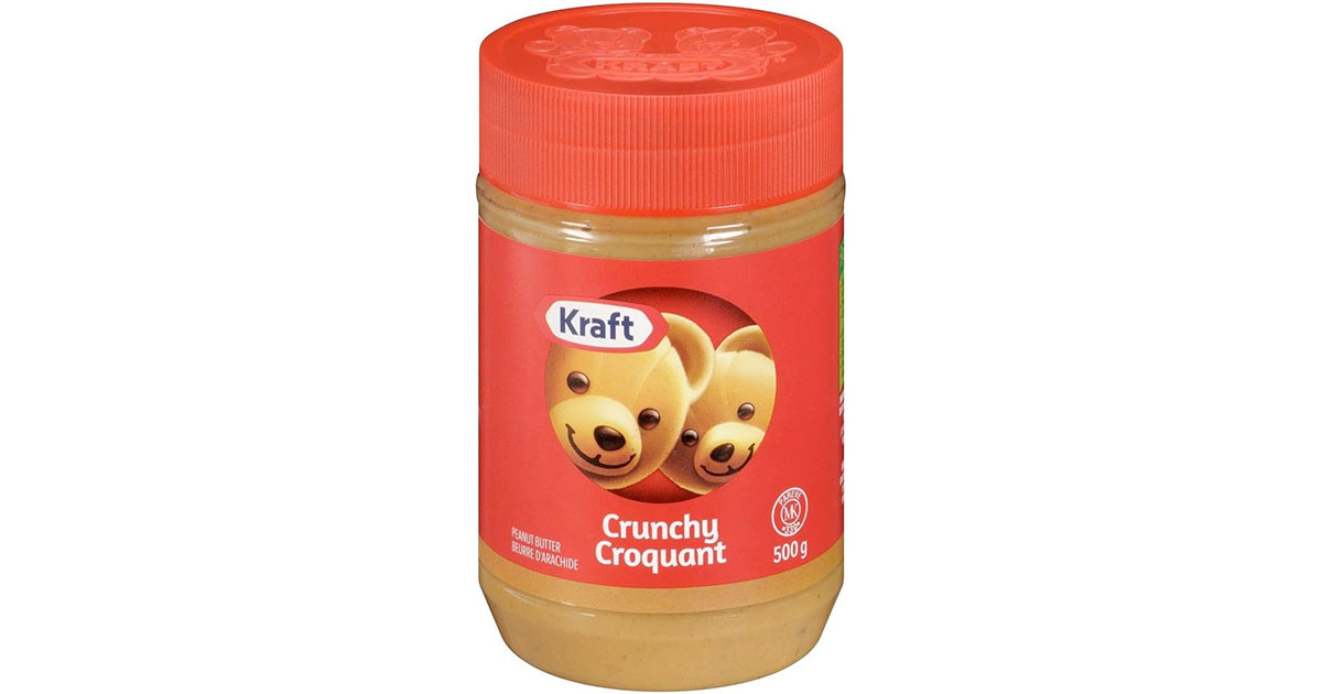 Amazon：Kraft Crunchy Peanut Butter (500g)只卖$3.97