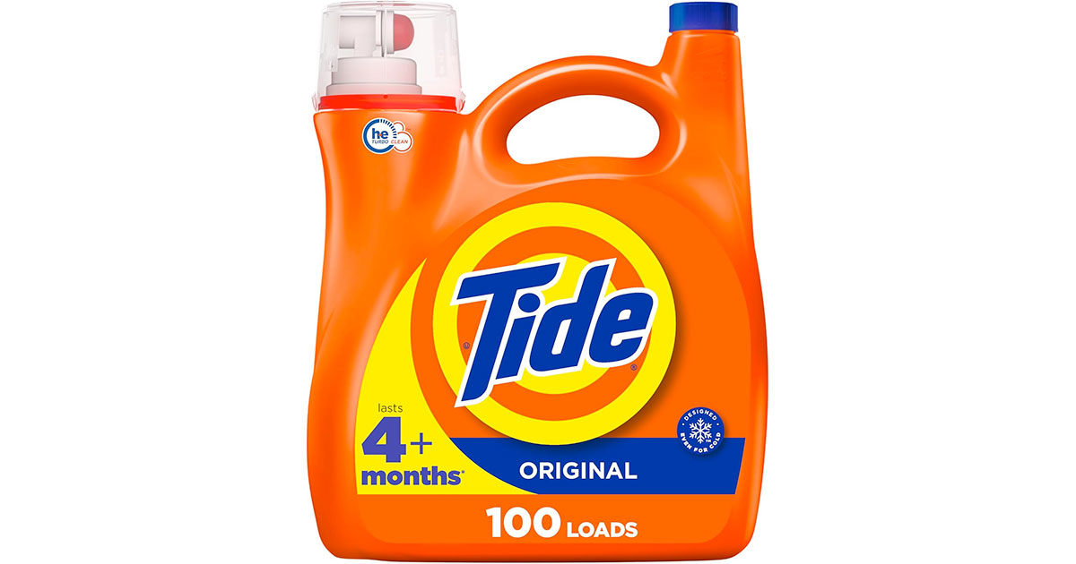 Amazon:Tide Liquid Laundry Detergent (3.9L)只賣$18.20