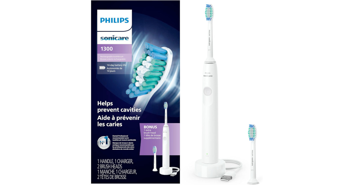 Amazon：Philips Sonicare 1300 Power Toothbrush只賣$24.96
