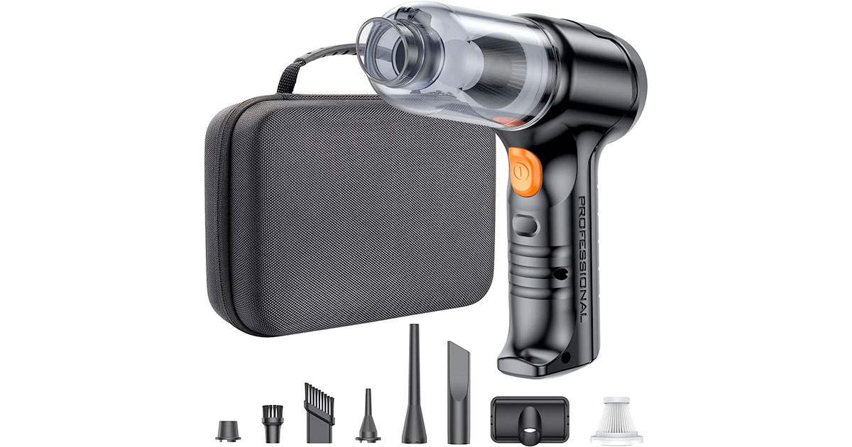 Amazon：Mini Wireless Car Vacuum只賣$29.99