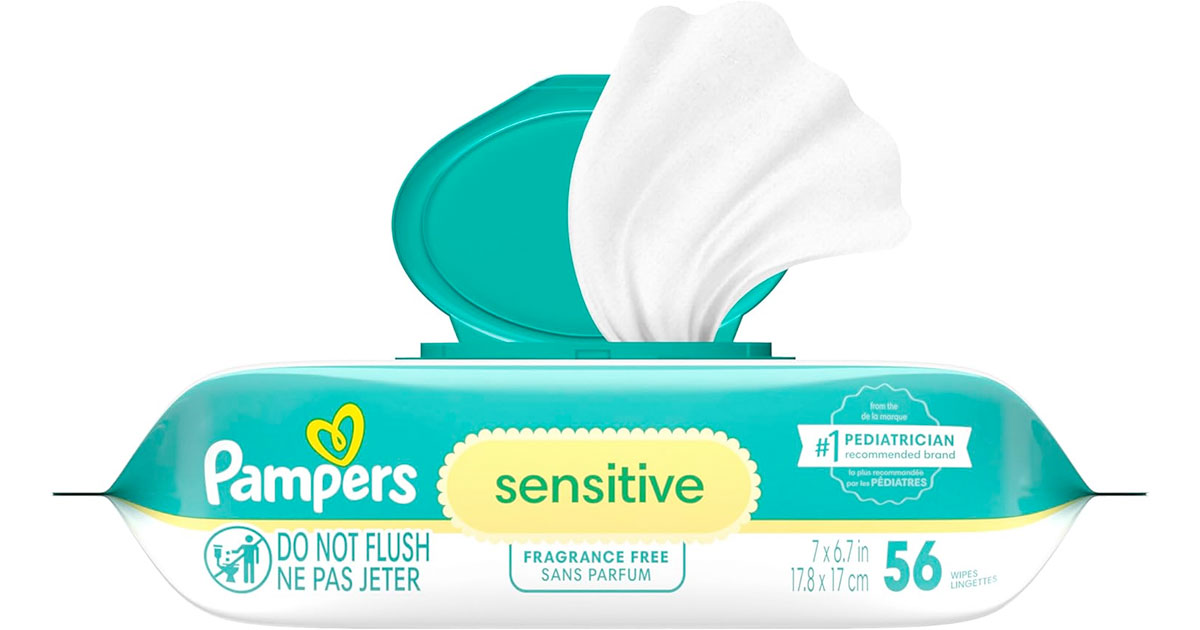 Amazon：Pampers Baby Wipes (56 Count)只賣$2