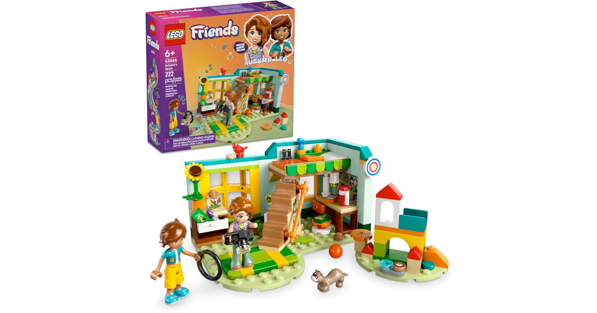 Amazon:LEGO Friends Autumn’s Room 42646 (222 pcs)只賣$12.95