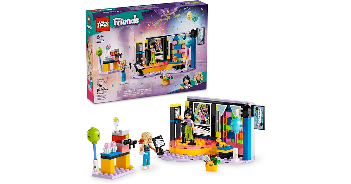Amazon:LEGO Friends Karaoke Music Party 42610 (196 pcs)只賣$14.86