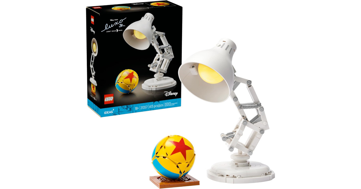 Amazon：LEGO Disney Pixar Luxo Jr. 21357 (613 pcs)只賣$74.70