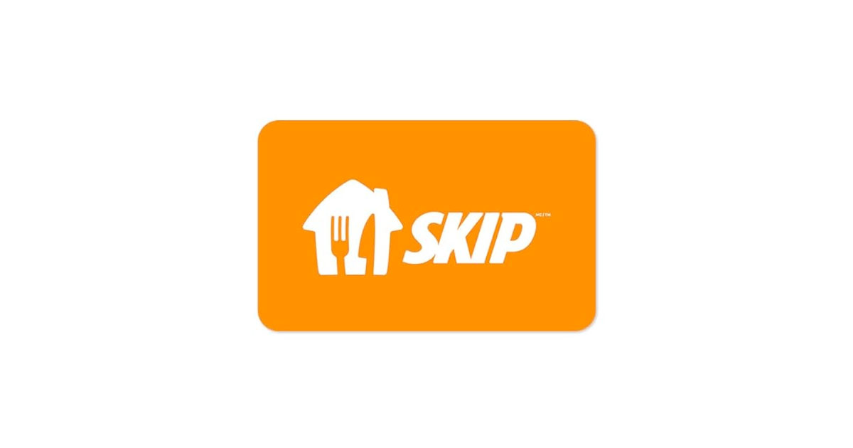 Amazon：SkipTheDishes $50 Email Gift Card只賣$42.50