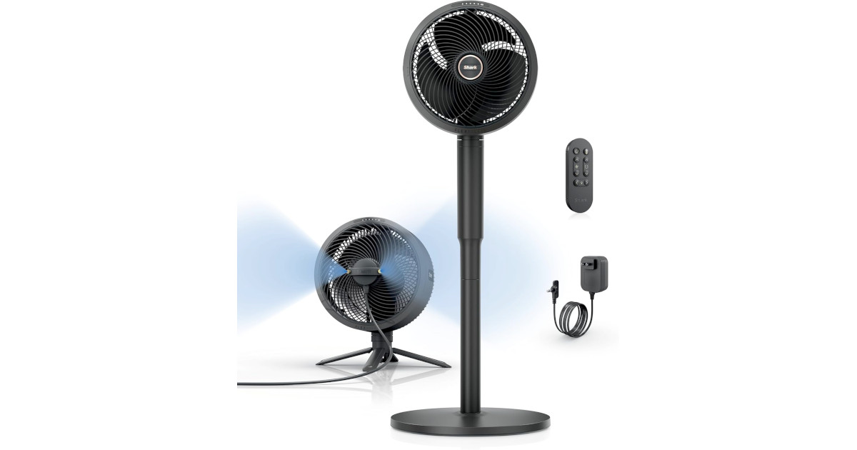 Amazon：Shark FlexBreeze Outdoor & Indoor Fan with InstaCool Misting (Cordless &  Corded)只賣$149.99