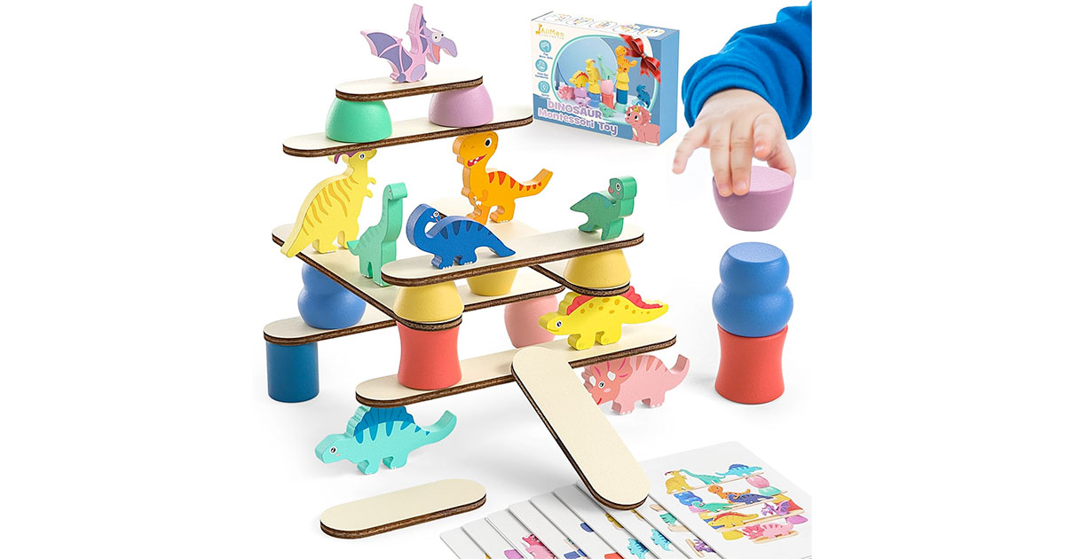 Amazon：Montessori Dinosaur Toys只賣$8.49