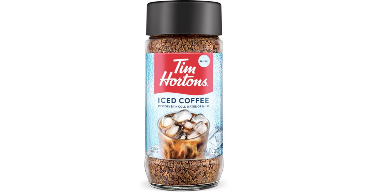 Amazon：Tim Hortons Instant Iced Coffee(100g)只賣$4.97
